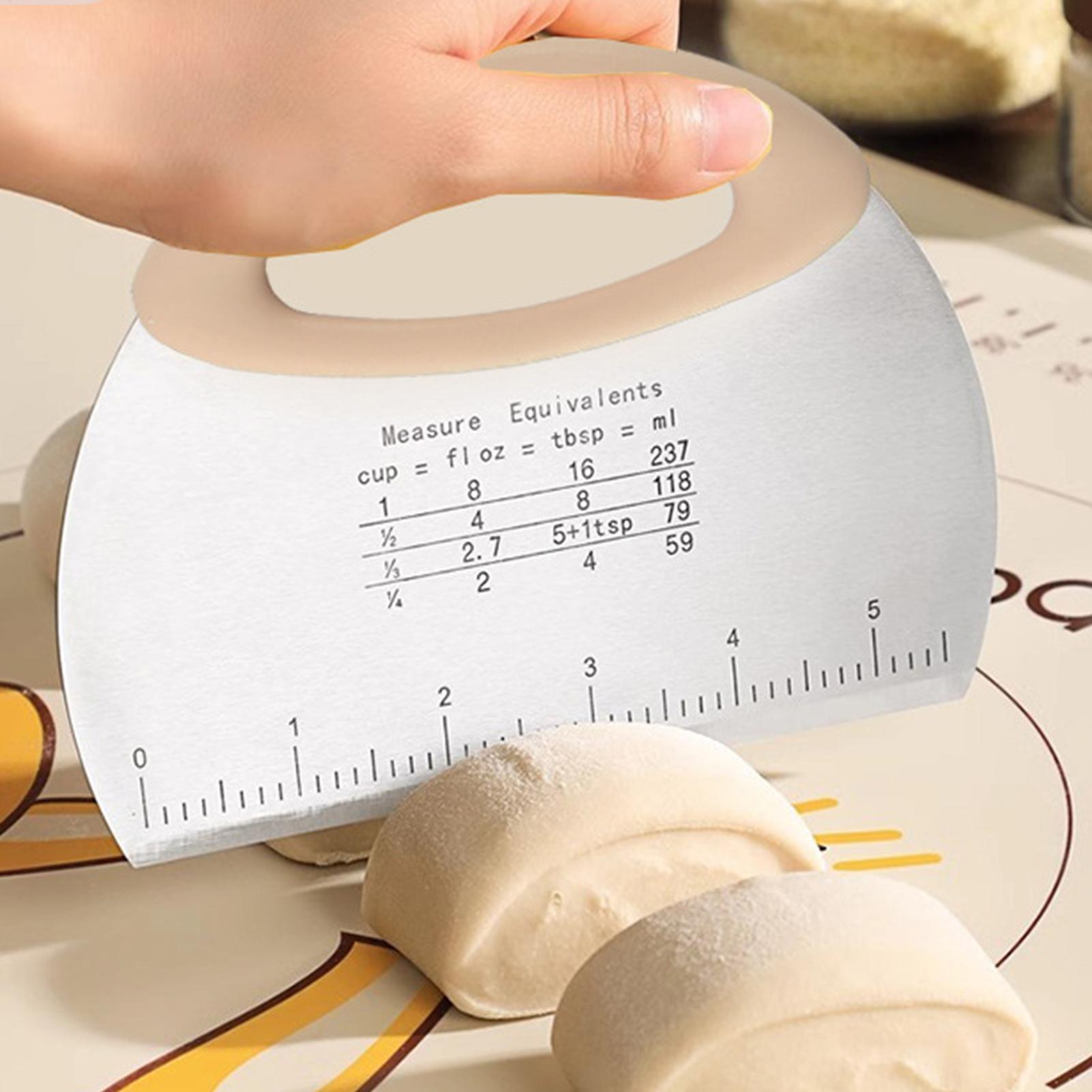 Bench Scraper Dough - 주방 반죽 스크레이퍼 스테인리스 스틸 벤치