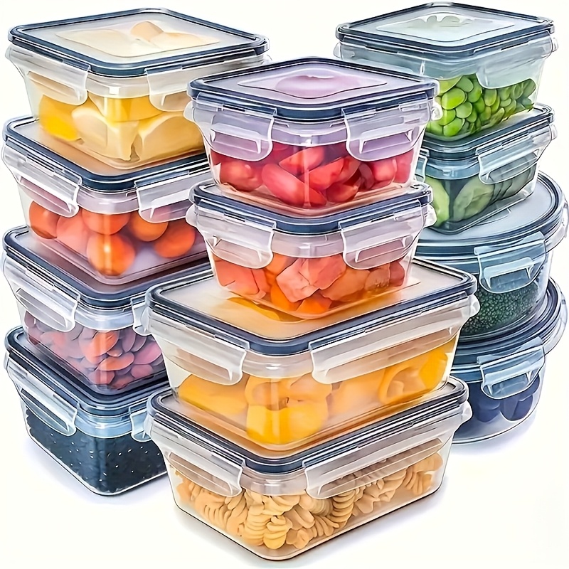 Kitchen Baking Tray Organizer - 8Pcs 용기 4개 뚜껑 4개 세트