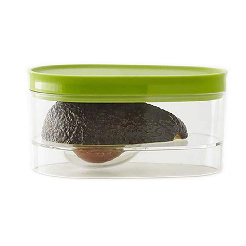 Kitchen Baking Tray Organizer - 아보카도 식품 보관함 공간 절약형 플라스틱