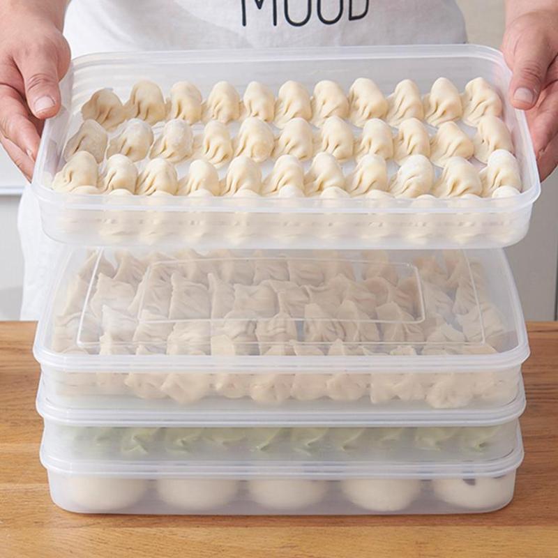 Kitchen Baking Tray Organizer - 새로운·주방 보관함 냉장고 정리함 투명 식품