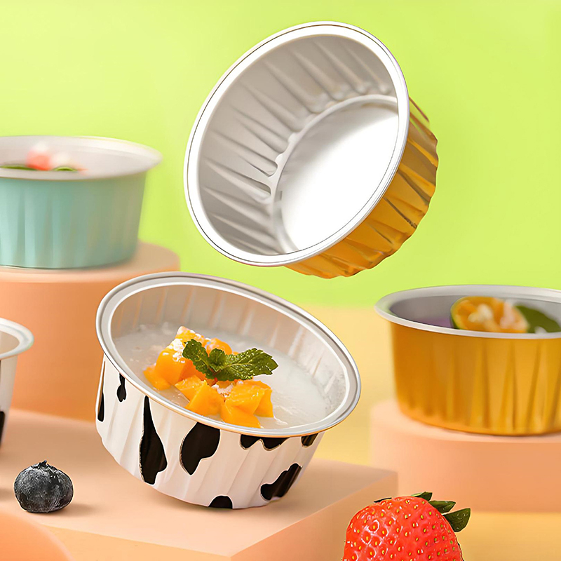 Kitchen Baking Pan - 10/20/30개입 원형 베이킹 컵, 뚜껑 포함