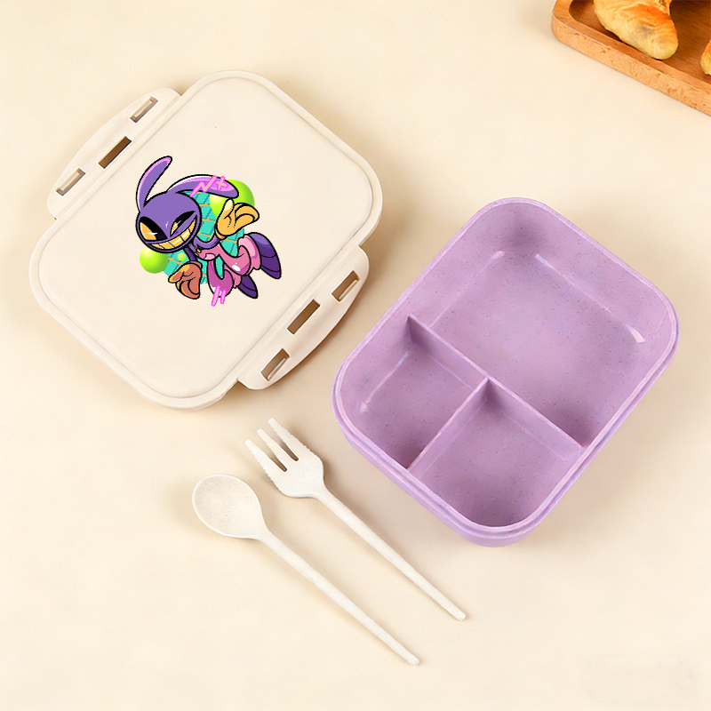 Kitchen Baking Tray Organizer - 애니메이션 어메이징 디지털 서커스 도시락 휴대용