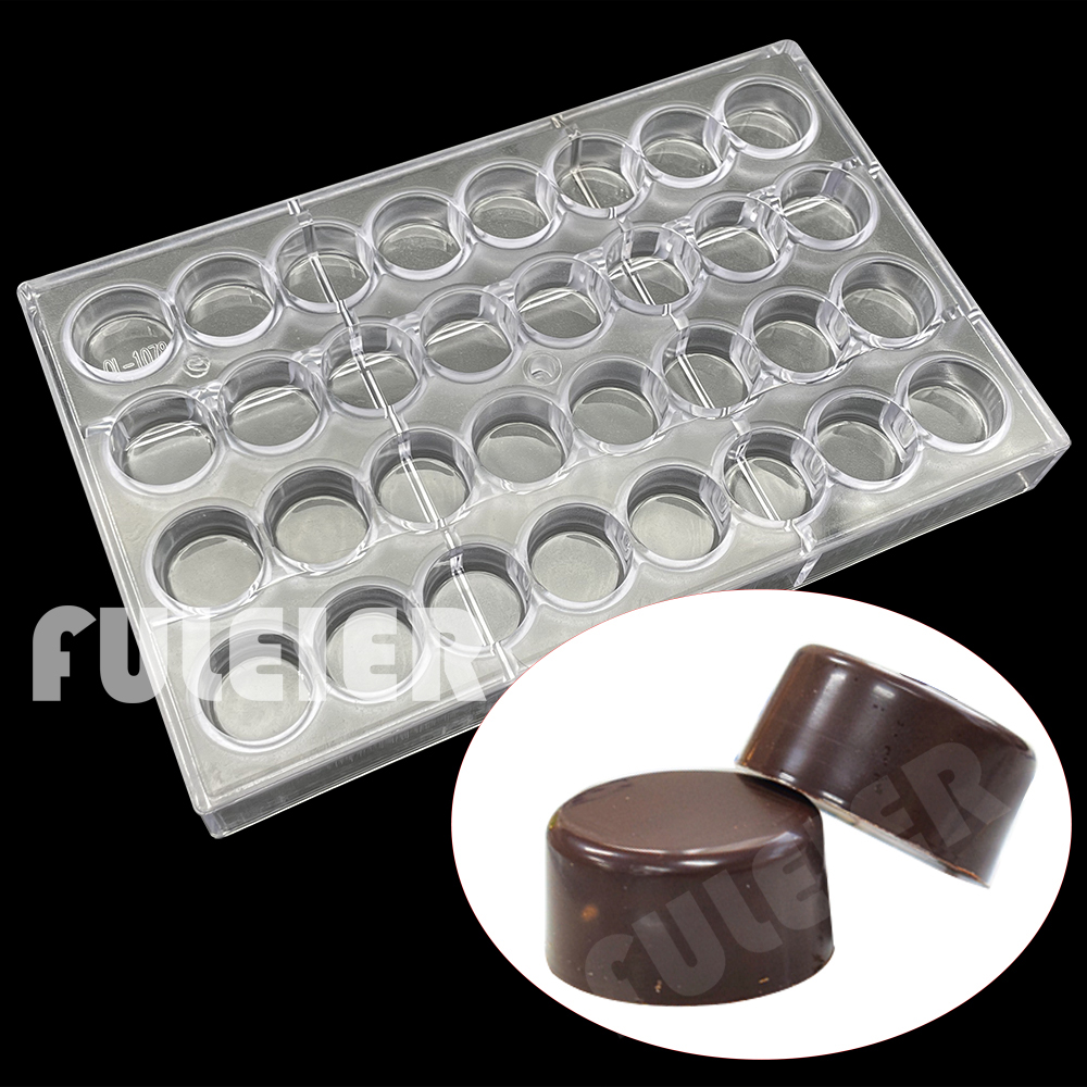 Kitchen Baking Utensils - 32 홀 둥근 모양 폴리 카보네이트