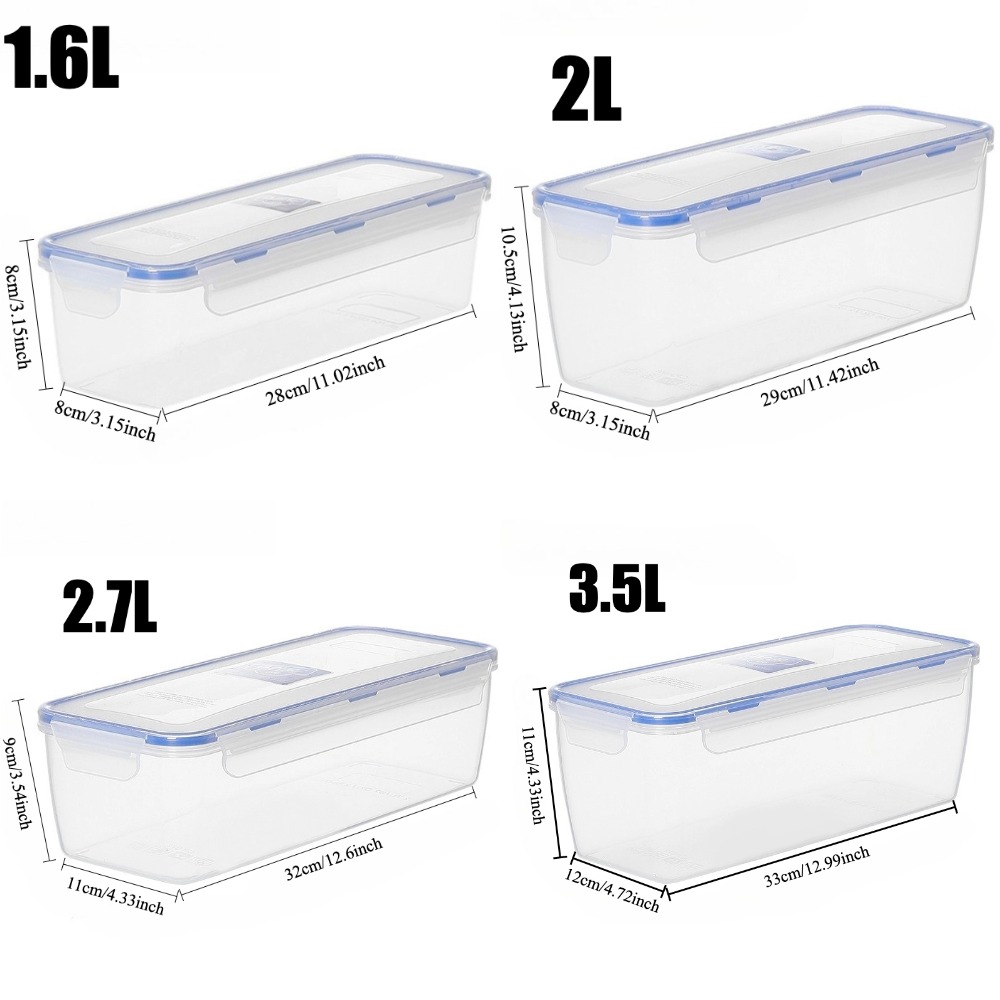 식품 보관 용기, 밀폐형 누수 방지 쌀 시리얼 보관함, - Kitchen Baking Tray Organizer 리뷰 및 가격
