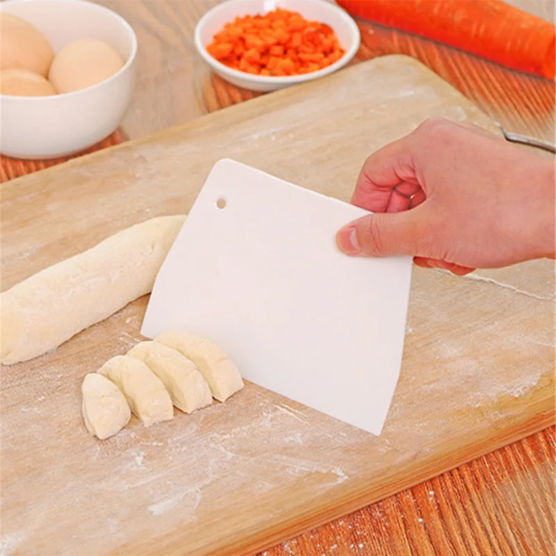 1PC 플라스틱 반죽 스크레이퍼, 다목적 식품 스크레이 - Bench Scraper Dough 리뷰 및 가격