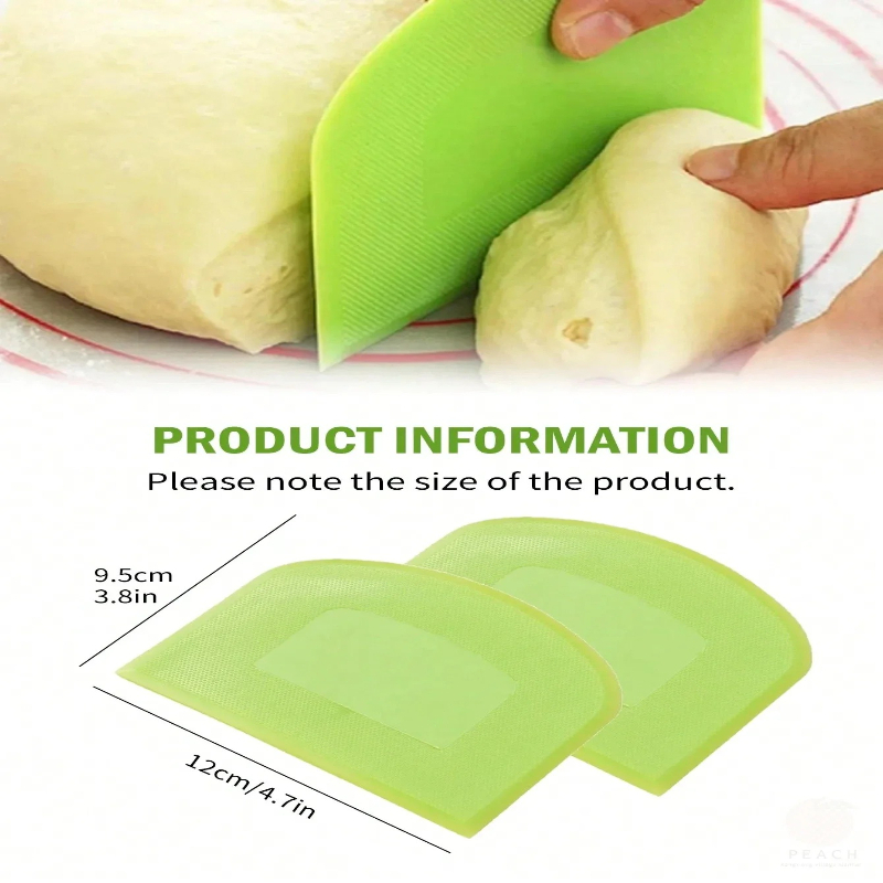 2pcs 반죽 스크레이퍼 그릇 식품 안전 플라스틱 반죽 - Bench Scraper Dough 리뷰 및 가격