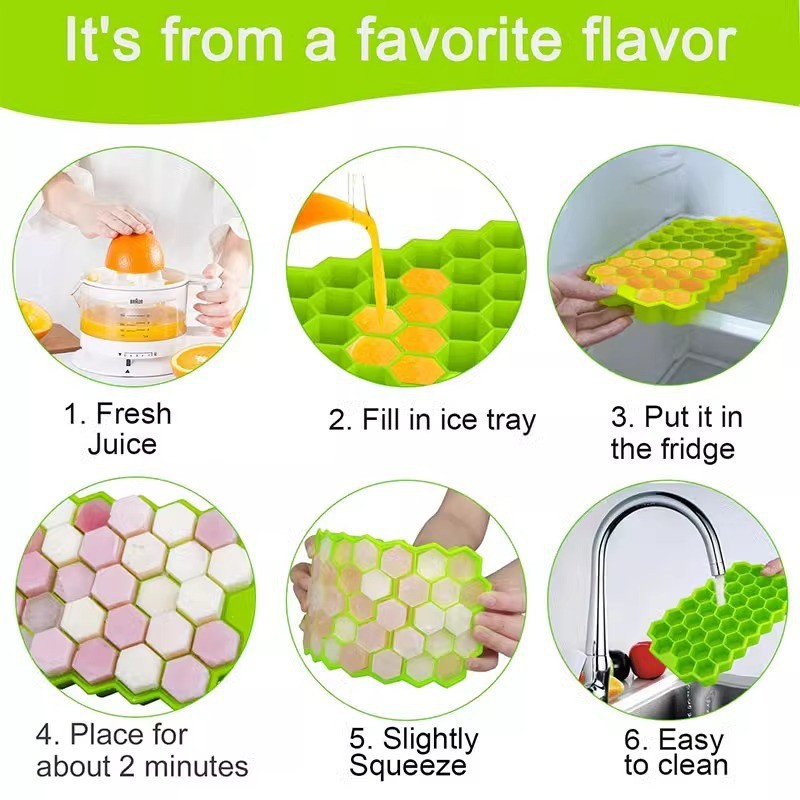 37 그리드 실리콘 아이스 그리드 볼 아이스 큐브 몰드 - Kitchen Baking Tray Organizer 리뷰 및 가격