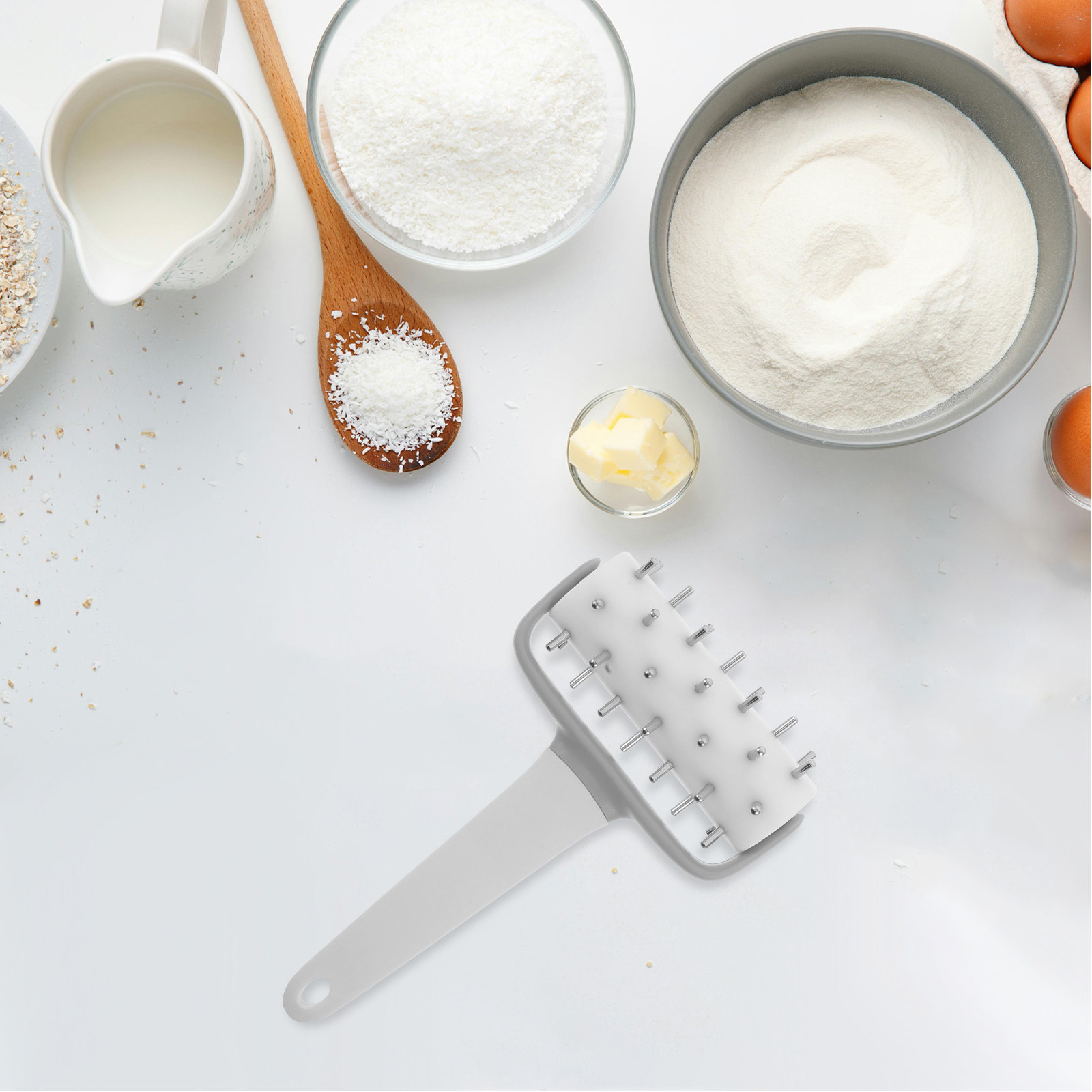 스파이크가 있는 피자 롤러 도우 핸드헬드 주방 베이킹  - Kitchen Roller Baking 리뷰 및 가격
