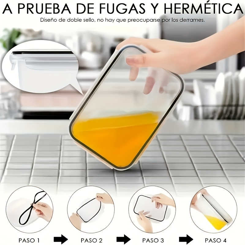 8Pcs 용기 4개 뚜껑 4개 세트 주방 밀폐용기 플라 - Kitchen Baking Tray Organizer 리뷰 및 가격
