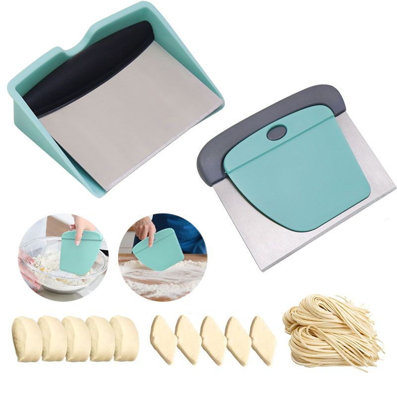 2 IN 1 벤치 스크레이퍼 반죽 커터 스테인리스 스틸 - Bench Scraper Dough 리뷰 및 가격