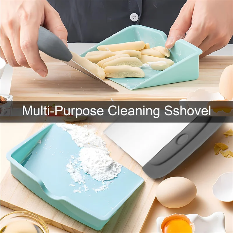 2 IN 1 벤치 스크레이퍼 반죽 커터 스테인리스 스틸 - Bench Scraper Dough 리뷰 및 가격