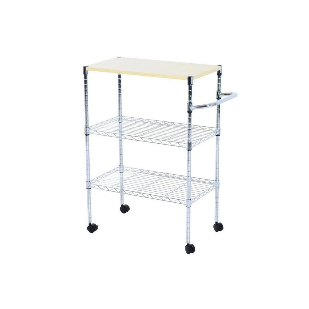 3단 스틸 프레임 롤링 주방 카트, 식사, 베이킹, 커 - Kitchen Baking Trolley 리뷰 및 가격