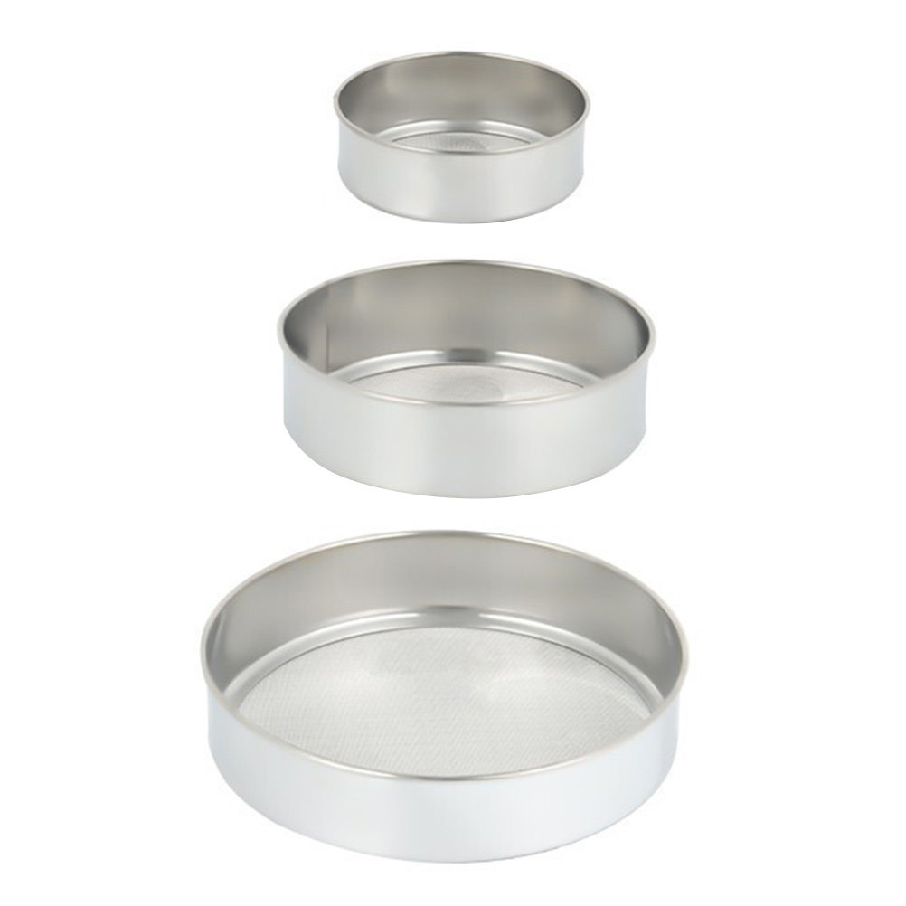 3Pcs 스테인레스 스틸 밀가루 체 세트 베이킹 코코아 - Kitchen Baking Utensils 리뷰 및 가격