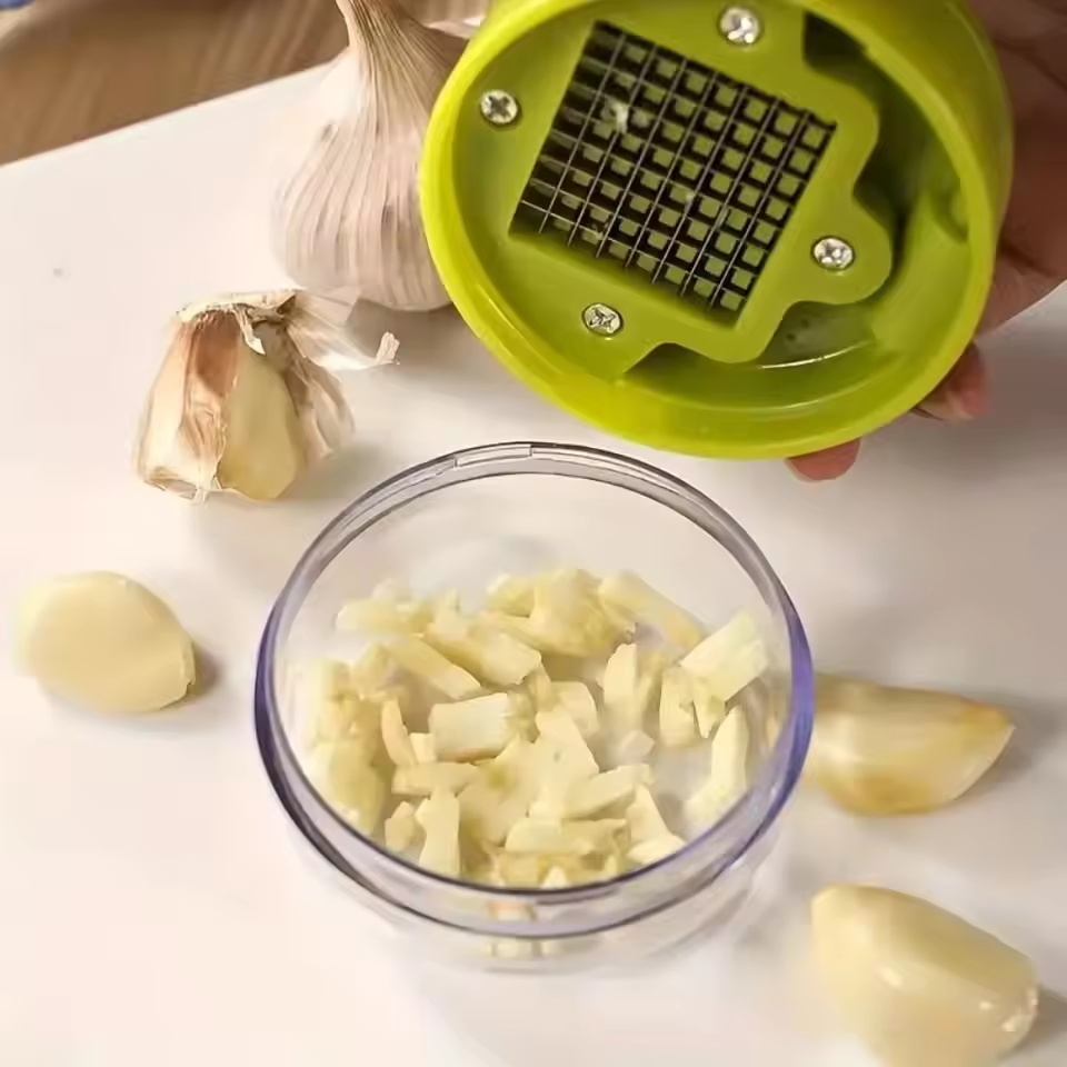 마늘 프레스 다지기 수동 마늘 분쇄기 슬라이서 강판 보 - Kitchen Baking Tray Organizer 리뷰 및 가격