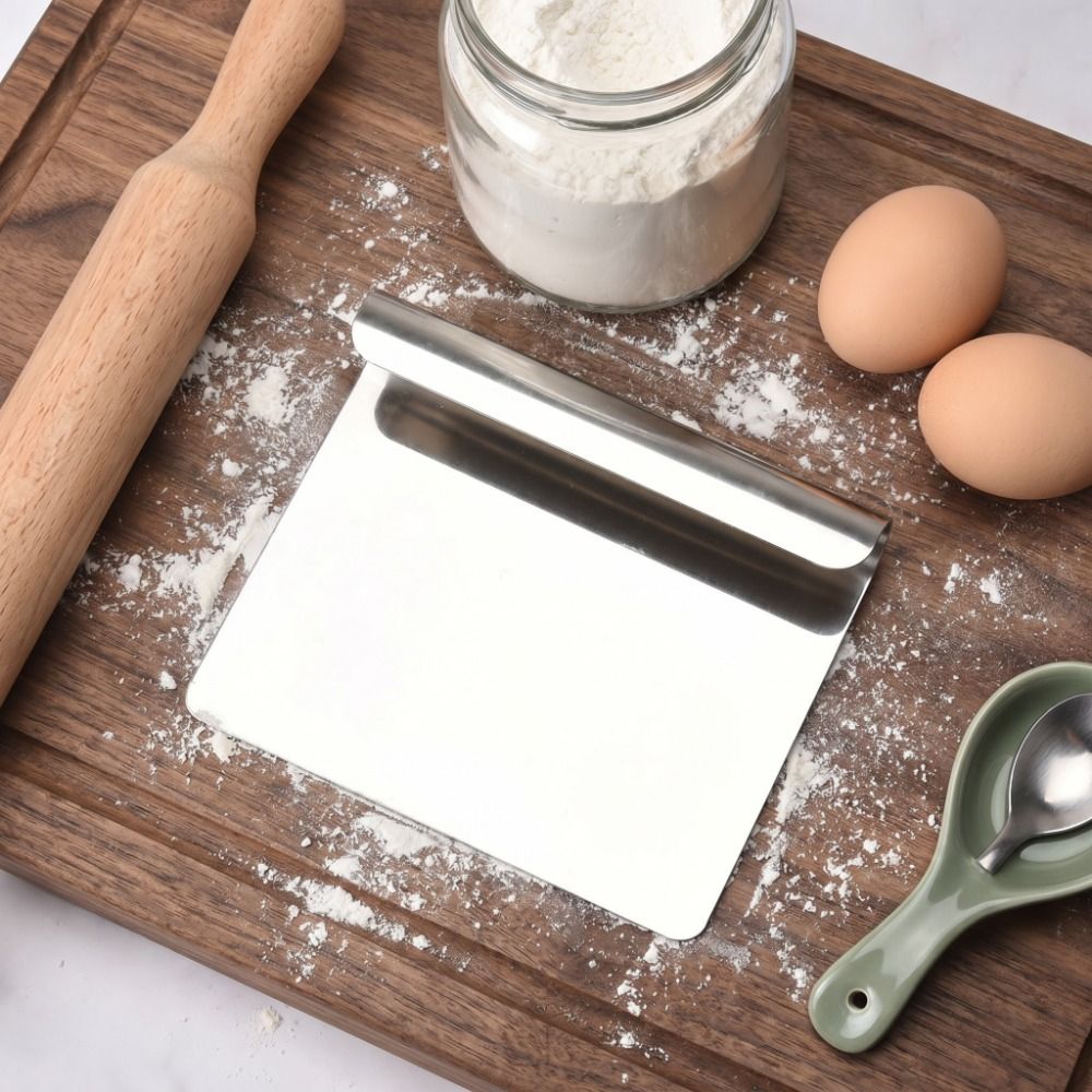 304 스테인레스 스틸 벤치 플라워 스크레이퍼 플랫 셔 - Bench Scraper Dough 리뷰 및 가격