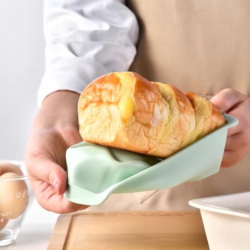 1/4Pcs 가정용 직사각형 실리콘 몰드 캔디 토스트  - Kitchen Baking Pan 리뷰 및 가격