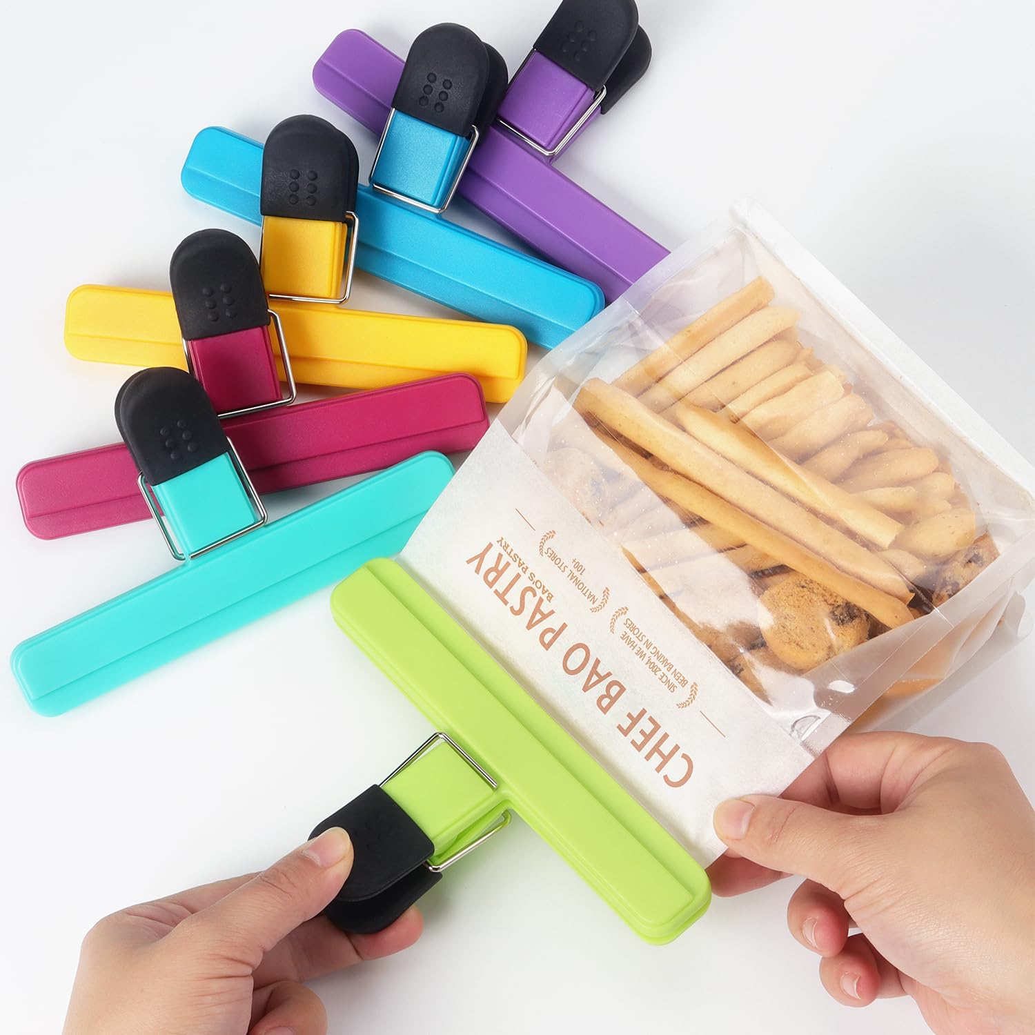 3-12PCS 다목적 씰링 클립 내구성있는 주방 스낵  - Kitchen Zo 리뷰 및 가격