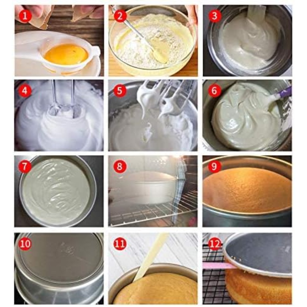 1pc 알루미늄 라운드 케이크 팬 4 인치 쉬폰 케이크 - Kitchen Baking Utensils 리뷰 및 가격