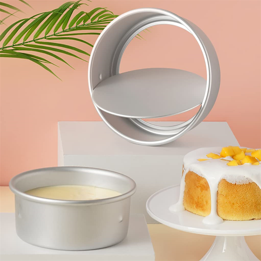 1pc 알루미늄 라운드 케이크 팬 4 인치 쉬폰 케이크 - Kitchen Baking Utensils 리뷰 및 가격