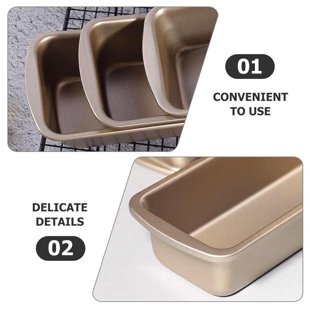 3개입 직사각형 로프 팬 탄소강 논스틱 베이킹 빵 팬  - Kitchen Baking Pan 리뷰 및 가격