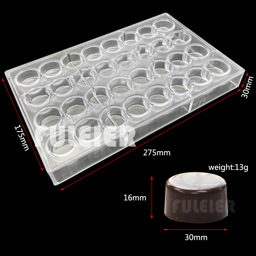 32 홀 둥근 모양 폴리 카보네이트 초콜릿 몰드 베이킹 - Kitchen Baking Utensils 리뷰 및 가격
