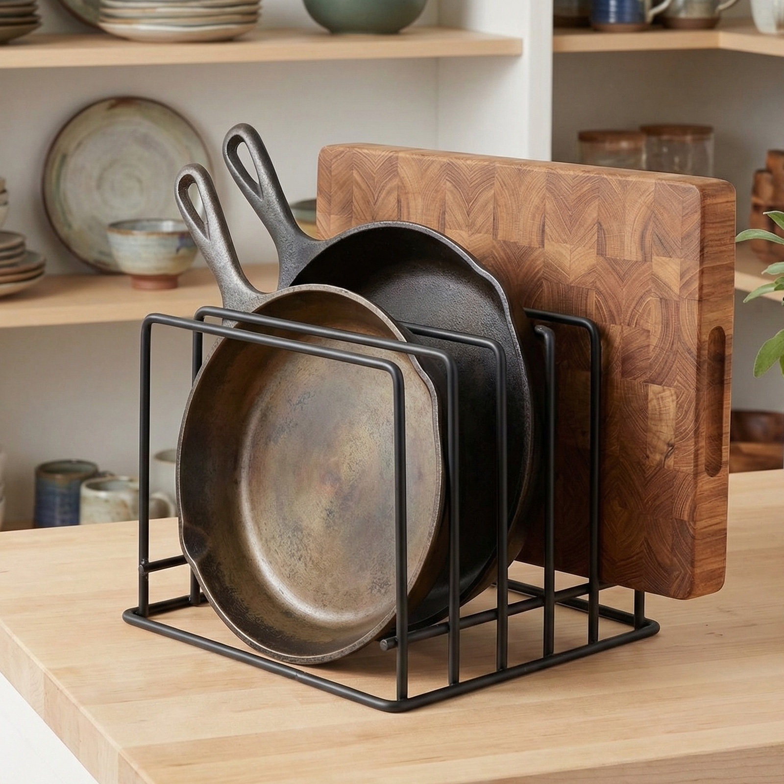 2개입 조리대용 도마 거치대 주방 베이킹 용품 정리대  - Kitchen Baking Tray Organizer 리뷰 및 가격