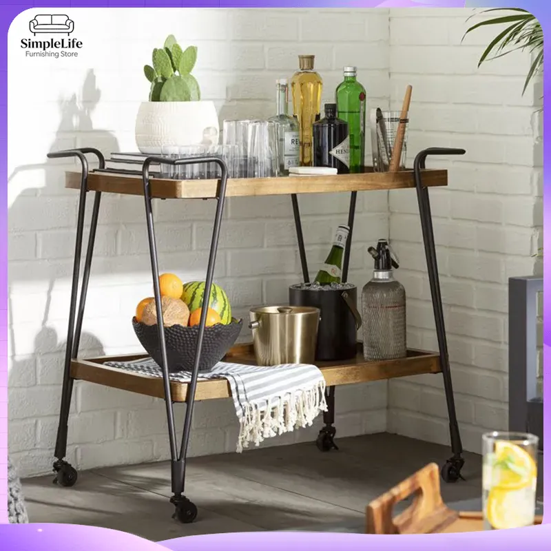 바퀴가 달린 주방 트롤리, 요리, 베이킹, 차 서빙,  - Kitchen Baking Trolley 리뷰 및 가격